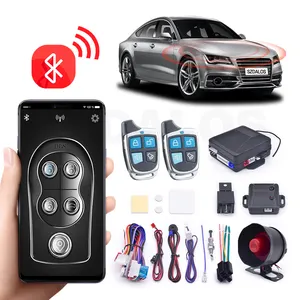 Auto Electronics BT car alarm Vehicle one way car security alarm system with two car remote