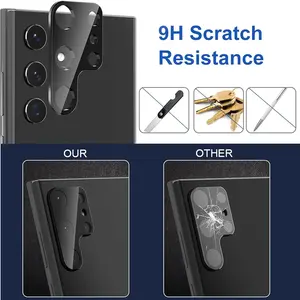 Protezione completa della fotocamera per <span class=keywords><strong>Samsung</strong></span> <span class=keywords><strong>Galaxy</strong></span> S25 S24 S23 Ultra S22 <span class=keywords><strong>S21</strong></span> Plus pellicola per fotocamere <span class=keywords><strong>Samsung</strong></span> S25 vetro - Product Image 3