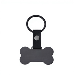 Colgante de Acero Inoxidable con Diseño de Hueso para <span class=keywords><strong>Perro</strong></span>, Personalizable con Grabado, en Oro, Plata o Negro, con Hebilla de Cuero PU Resistente, Venta al por Mayor - Product Image 5