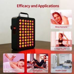 แผงบำบัดผิวหน้าด้วยแสงสีแดงและอินฟราเรดใกล้แบบตั้งโต๊ะ REDSKY 610 630 660 810 850 940nm ชิปคู่ พร้อมปลั๊กแบบ US - Product Image 4