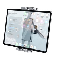 Support universel pour tablette et téléphone à fixer sur grille d'aération de voiture, rotation à 360 degrés, installation rapide, en ABS, pour lit