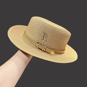 Sombrero Fedora de paja cubano informal de verano al por mayor para actividades al aire libre como Sun Beach Travel Cycling-Niños y adultos - Product Image 2