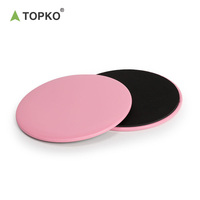 Discos de Ejercicio TOPKO con Logotipo Personalizado OEM, Discos Deslizantes para Abdominales, Pilates y Fitness