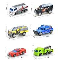 QS Meilleures ventes Mini camion de simulation en métal moulé sous pression, modèles mobiles de voitures jouets pour enfants, série militaire, police, pompiers, échelle 1:64