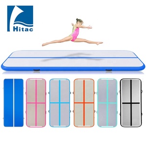 Chất lượng cao tùy chỉnh 4x1x0.1m phòng tập thể dục airtrack Inflatable theo dõi không khí thể dục dụng cụ nhào lộn Mat không khí sụt giảm theo dõi trong sân chơi thể thao - Product Image 4