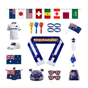Écharpe de supporter de football Gahumi 2026 Canada Mexique États-Unis Australie, meilleure qualité, écharpes de football promotionnelles unies - Product Image 2