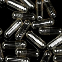 Capsules végétales transparentes en cellulose HPMC végétaliennes, tailles 000-4, certifiées HALAL ISO9001 HACCP, couleurs personnalisées, impression de logo
