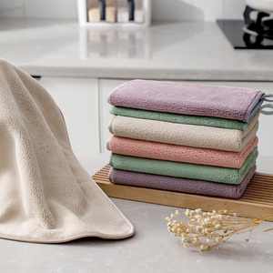 High Quality Multipurpose <b>Microfiber</b> Cleaning Cloths Square Wipes for Kitchen Furniture & Detailing Absorbent Dish <b>Towels</b> - Product Image 3