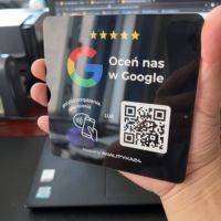Plaque NFC TapTable 13,56 MHz pour cartes de visite, paiements, Google Plate, avis Instagram, code QR, menu cartographique, acrylique NFC Google