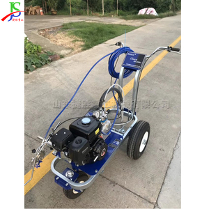 Machine de marquage par pulvérisation à froid à essence à haute efficacité moteur 5.5HP pour marquage de route/<span class=keywords><strong>parking</strong></span>/piste en plastique - Product Image 6