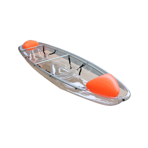 25 Ningbo T2 4 <span class=keywords><strong>places</strong></span> canoë kayak <span class=keywords><strong>en</strong></span> eau blanche cristal clair transparent <span class=keywords><strong>2</strong></span> personnes double siège pêche <span class=keywords><strong>en</strong></span> PE HDPE matériau <span class=keywords><strong>de</strong></span> coque - Product Image 6