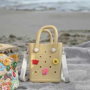 Bolso de Mano Mini Impermeable de Espuma EVA para Mujer, <span class=keywords><strong>Verano</strong></span> 2026, Bolso Tote Bonito con Logotipo Personalizado, Portátil para la Playa, Uso Diario - Product Image 3