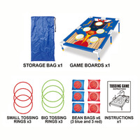 Jeu de lancer d'anneaux EPT pour enfants, intérieur/extérieur, avec sacs de sable - Jouet sportif portable en polyester, pour les 8-13 ans