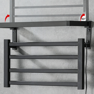 Nhôm Nước Nóng Thang Khăn Ấm Hơn Kệ Điện Thông Minh Phòng Tắm Khăn Nóng Móc Áo - Product Image 3