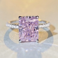 Madonna 2023 nouveau produit chaud 14k 18k or violet bague en diamant pour femme bague de mariage cultivée en laboratoire