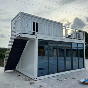 Villa modulaire en verre esthétique anti-corrosion pour maison front <span class=keywords><strong>de</strong></span> <span class=keywords><strong>mer</strong></span> aux Philippines, 2 chambres - Product Image 2