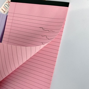 <span class=keywords><strong>Bloc</strong></span>-notes collant personnalisé écologique Kawaii <span class=keywords><strong>A4</strong></span> pour enseignant <span class=keywords><strong>Bloc</strong></span>-notes micro perforé <span class=keywords><strong>Bloc</strong></span>-notes légal ligné pour collège - Product Image 3
