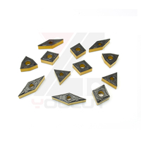 En stock : Plaquette de tournage indexable en carbure VNMG080404/160404/160408-FP pour tournage de finition de l'acier au carbone et des aciers alliés