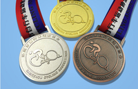 Médailles de Marathon de sport personnalisées de haute qualité or argent cuivre alliage de Zinc artisanat en métal haut de gamme pour Taekwondo Judo bras de fer