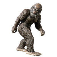 Statue grandeur nature Bigfoot en bronze Sasquatch à vendre