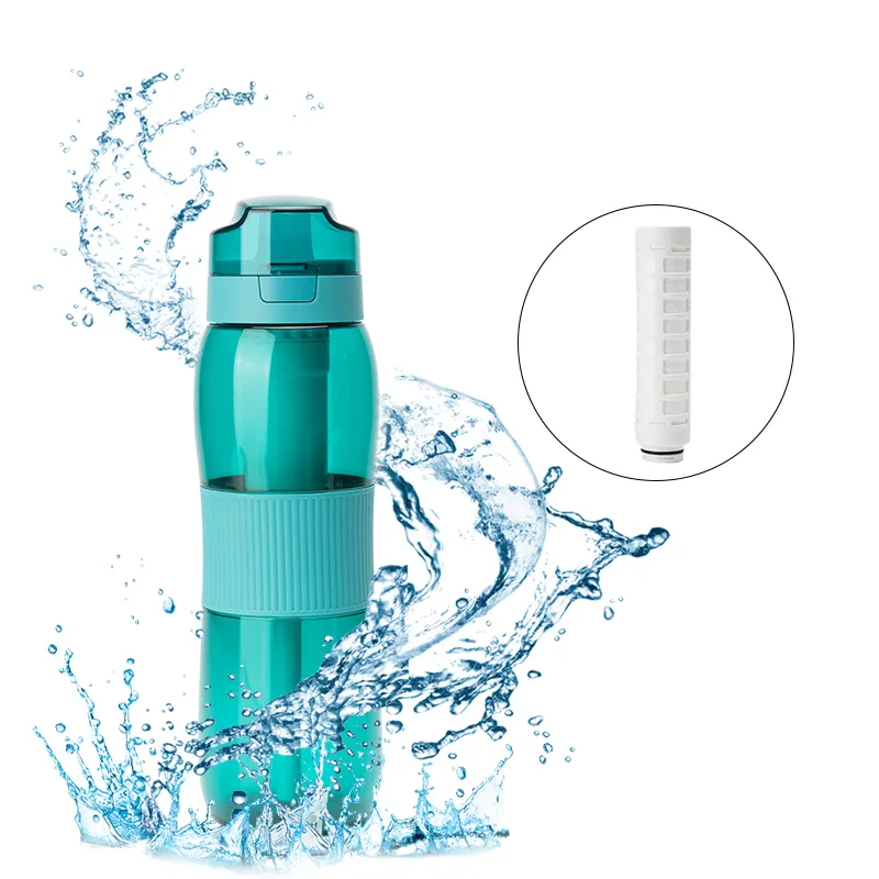 Fabricante uso doméstico Power Ball senderismo saludable filtro alcalino Personal grifo purificador botella de agua filtro alcalino