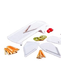 Easy Grip Food Holder Handmatige V-Slicer Fruit & Groente Gereedschappen Plastic Snijder & Chopper Voor Thuisgebruik