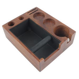 Boîte à café à tamper en bois, distributeur de café 5 en 1 et porte-filtre, boîte à déchets de café de 1,5 L - Product Image 3