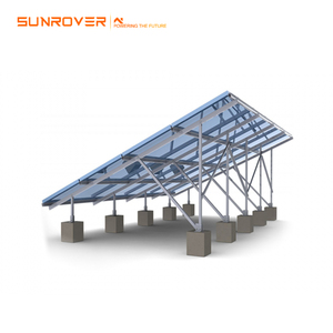 Hệ thống phát điện kết nối lưới 100kw PV bao gồm bảng đơn tinh thể + Bộ điều khiển MPPT + Hỗ trợ khung - Product Image 4