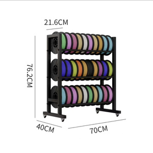 Étagère de rangement en métal à cinq niveaux, organisateur de bureau multifonctionnel pour filament d'imprimante 3D - Product Image 3