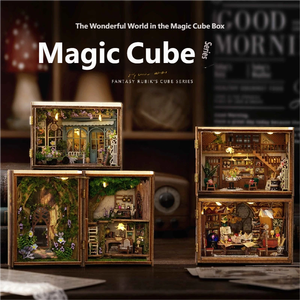 Juegos <span class=keywords><strong>de</strong></span> Mini Libreros Mágicos DIY al por Mayor - Piezas <span class=keywords><strong>de</strong></span> Madera con Diseño <span class=keywords><strong>de</strong></span> Páginas Giratorias, Regalo Creativo para Decoración <span class=keywords><strong>del</strong></span> Hogar - Product Image 3