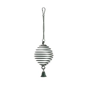 Panier suspendu en spirale pour oiseaux avec clochette, outils de beauté et de toilettage pour petits animaux de compagnie, vente en gros - Product Image 1