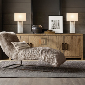 OEM Nueva llegada de lujo Comedor Aparador Davos Roble Aparador de 4 puertas - Product Image 4