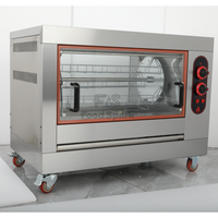 Rôtissoire à poulet de haute qualité, machine à rôtir au gaz ou à l'électricité, en acier inoxydable
