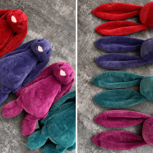 Boneka Kelinci Paskah Jelly Cat Multi-Warna, Grosir, Mainan Boneka Kelinci Telinga Panjang, Boneka Lembut Lucu, Hadiah untuk Anak-Anak - Product Image 2
