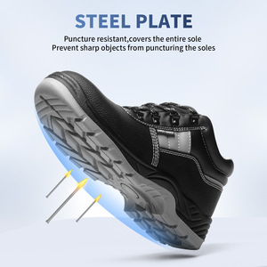 JIANKUN-Zapatos de seguridad con punta de acero para hombre, con certificación CE, antigolpes y antipinchazos, <span class=keywords><strong>S1</strong></span>, S2, S3, venta al por mayor de fábrica - Product Image 3