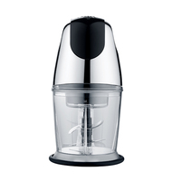 Mini hachoir à viande électrique 300W, lames en acier inoxydable de qualité alimentaire, appareil de cuisine portable pour la maison avec certification CE