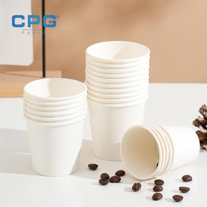 Bulk OEM Custom Biodegradable <b>Paper</b> Cups 4oz 8oz 12oz 16oz Tea Cups Insulated Single Wall Disposable Cups - Product Image 1