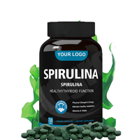 Comprimés de spiruline et de chlorelle bio Ausreson, protéines végétales 500 mg, complément nutritionnel, vente en gros