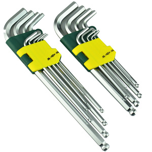 Shengda Hex Key Set 9pc Ball End Metric S2 Steel Professional Hand Tool - Product Image 2