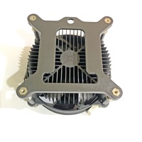 OEM ODM personalizado negro disipadores de calor ventilador anodizado ordenador 1150 1151 1155 1156 1200 IC procesador refrigeración radiador CPU enfriador negro