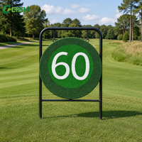 Tapis de marquage de distance de golf personnalisé en nylon 100% résistant aux UV et à l'eau pour le driving range et le parcours de golf