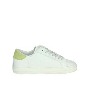 D.A.T.E. Sneakers da Ragazza Bianche e Gialle in Tela, Scarpe Trendy J381 HL VC HY2 - Product Image 4