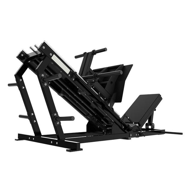 Commercial Gym Weight Lifting Iso-Lateral Seated Linear Leg Muscle Trainer Reloaded Bilateral Leg Press Machine