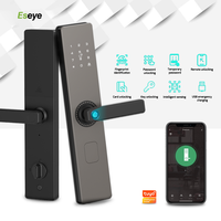 Cerradura Inteligente Tuya con Teclado, Huella Dactilar, RFID, Contraseña, Control por Aplicación, Cerradura Electrónica sin Llave para Puerta