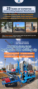 Perfuratriz Hidráulica Multifuncional Xingda XDH-180 de Estrutura Compacta e Flexível para Perfuração de Rochas - Product Image 3