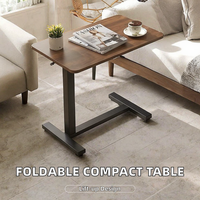 Mesa de ordenador elevable de madera personalizable y sencilla para apartamentos pequeños, dormitorios, mesita de noche, escritorio de descanso y mesa de café