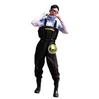 Funadaiko Nylon Waadvogel Broek Waterdicht Vissen Steltlopers Ademend Broek Met Laarzen