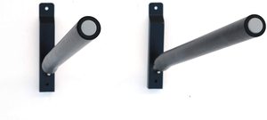 Support de rangement mural en métal à 2 bras pour <span class=keywords><strong>kayak</strong></span>, présentoir pour planche de surf, support suspendu pour planche de surf - Product Image 2