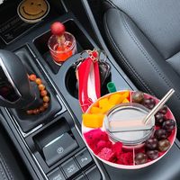 Bestseller Plastic fruitschaal met compartimenten voor snacks en fruit