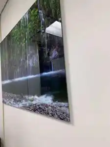 الصورة مخصص HD لامع جدار الفن البحر مشهد 3D الأشعة فوق البنفسجية الطباعة الرقمية صورة زجاج الأكريليك يطبع